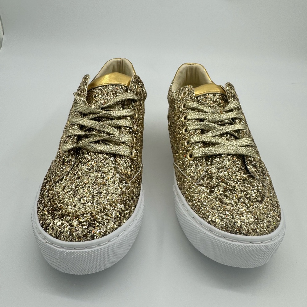 Gold Glitter Women's Sneakers